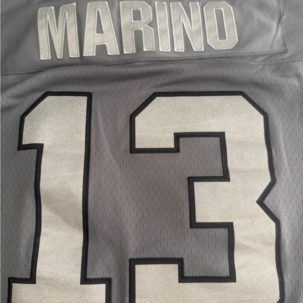 Mitchell & Ness Gray Throwbacks NFL Jersey